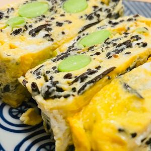 ちひろの作ってみた!投稿(【ひじきと枝豆の卵焼き】栄養満点◎お弁当にも♪)