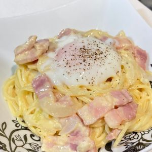 すみれの作ってみた!投稿(生クリーム不要♡『本格濃厚カルボナーラ』)