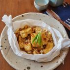 電子レンジで！厚揚げの麻婆風包み焼き