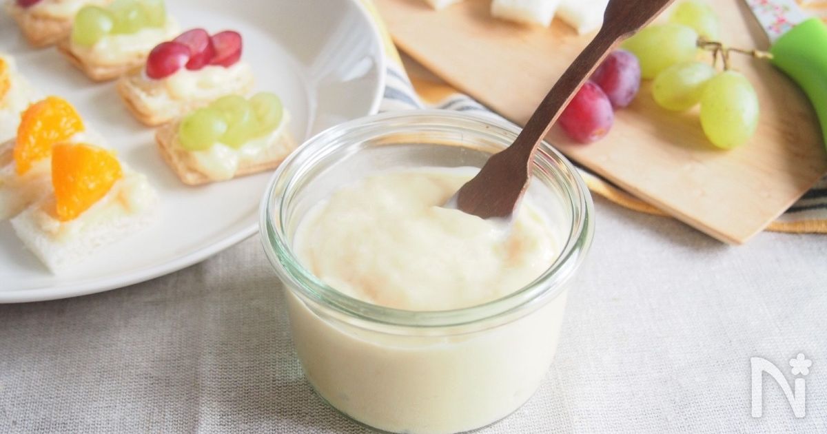 こどもと一緒におやつを作ろう！「レンジでカスタードクリーム」