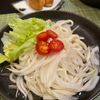 みっさキッチンの作ってみた!投稿(10分で完成!【えびアボカドサラダうどん】調味料3つで簡単♩)