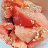 たたっちの作ってみた!投稿(簡単!シンプル!なのに旨い!『トマトとおかかのうま味和え』)