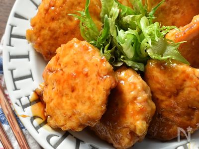 材料2つ】旨味がたまらない♡厚揚げdeかさ増し♡鶏つくね♡ | レシピ