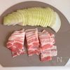 がっつり!染みとろ♪冬瓜と豚バラのオイスター炒めの工程1