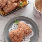 材料３個で茹で小豆のスコーン風
