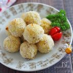 さつまいもとツナの焼きコロッケ