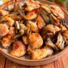 【鶏ももと舞茸のバター醤油炒め】コク旨◎