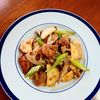 akiの作ってみた!投稿(鶏肉と秋野菜の黒酢炒め)