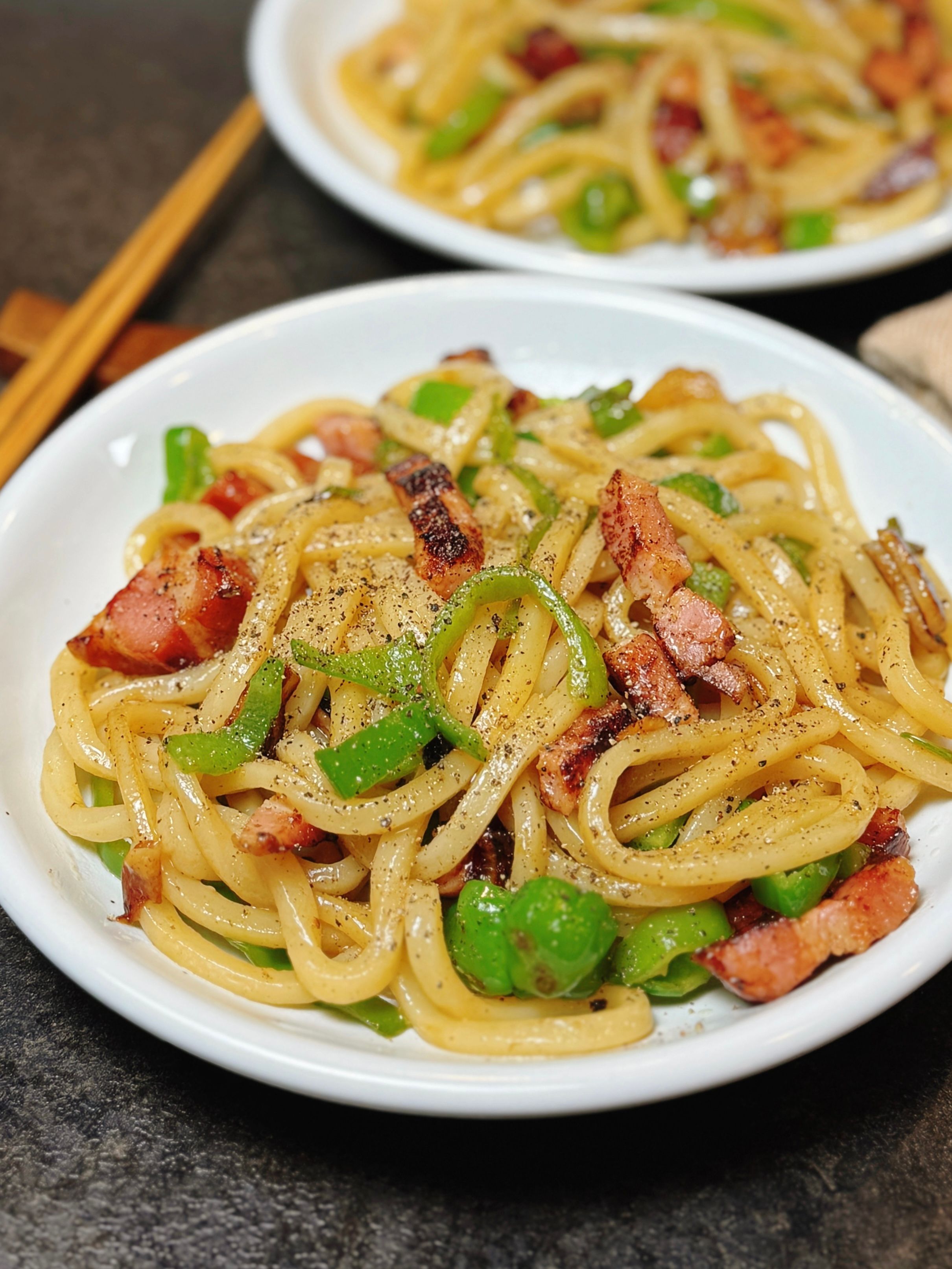 ガリバタ焼うどん