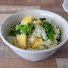 ふじの作ってみた!投稿(菜の花ごはん。菜の花といり卵を混ぜ込んだ春の味。)