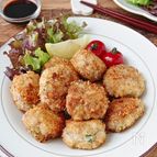 揚げたて最高♪豚こま大葉のミニカツ
