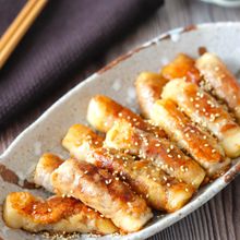 【おかかもチーズ豚巻き】風味よし!主食兼主菜・おつまみにも◎