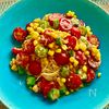 そうめんが合う〜夏野菜たっぷり明太子そうめんの工程2