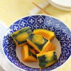 電子レンジで作るかぼちゃの煮付け