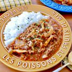 【ボロネーゼ風ハッシュドビーフ】デミ缶で煮込み5分♪