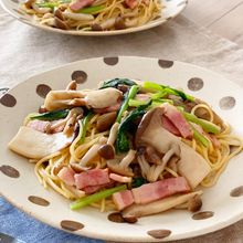 【きのこたっぷり和風パスタ】免疫力アップ！食感が楽しい◎