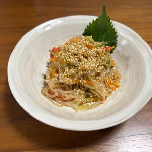 こむぎの作ってみた!投稿(つるんとヘルシー【しらたきのさっぱりサラダ】)