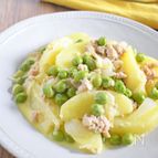 じゃがいもと鶏ひき肉のクリーム煮
