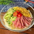 半束だけでも大満足！もやしでヘルシー「そうめん冷やし中華」