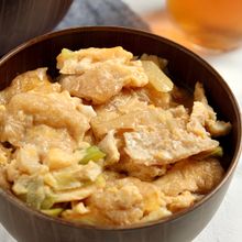 京都発祥の最強節約飯！衣笠丼♪