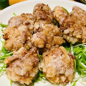 きーたんの作ってみた!投稿(簡単‼︎サクッとじゅわっとガツンと‼︎豚コマ唐揚げ長芋入り)