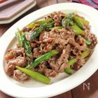 【冷凍作り置き】旨だれがたまらん！アスパラと牛肉の旨だれ炒め