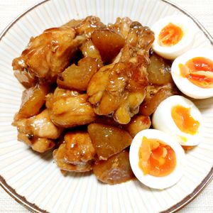 よっこの作ってみた!投稿(ジュワッと味染み♪【大根と手羽元のコクうま煮】)