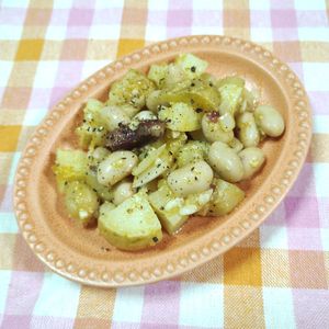 M＊Pの作ってみた!投稿(ほくほく♡カレー味の塩麹ポテトサラダ【レンジで簡単】)
