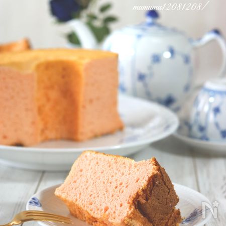 いちごミルクシフォンケーキ By きよみんーむぅ レシピサイト Nadia ナディア プロの料理家のおいしいレシピ