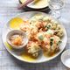 オクラとカニカマのかき揚げ