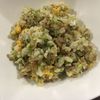 ayapopoの作ってみた!投稿(『甘辛ひき肉とかぶの葉の炒飯』#手軽#お昼ごはん)