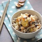 栗ときのこの五目炊き込みご飯