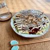 グリーンラテの作ってみた!投稿(混ぜてチンするだけ!小腹が空いた時の【レンチンお好み焼き】)