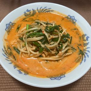 りんごの作ってみた!投稿(【お店のごま味噌担々うどん】コク旨ピリ辛🔥簡単なのに本格的)
