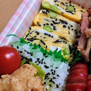 まゆのの作ってみた!投稿(【ひじきと枝豆の卵焼き】栄養満点◎お弁当にも♪)