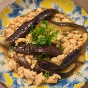 たりおの作ってみた!投稿(ワンパン10分！【揚げなすのそぼろ煮】ごはんがすすむ♪)