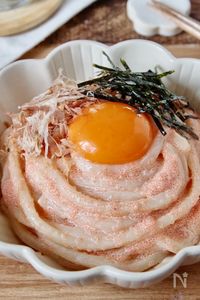 5分で完成！和風明太マヨうどん