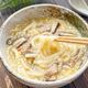 【速攻完食♪】豚きのこと長ネギのとろとろ卵あんかけうどん