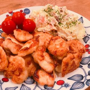 ミルクの作ってみた!投稿(【ささみでコンソメマヨチキン】ナゲット風♪子どもウケ抜群)