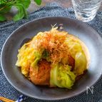 春キャベツと京がんもの煮浸し