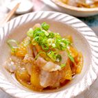 下味冷凍でラクうま♡『豚バラと大根の炒め煮』