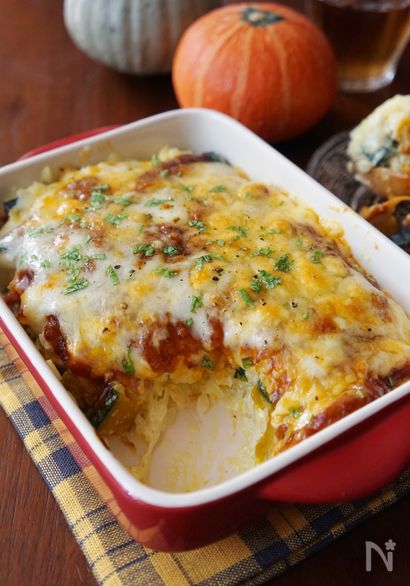 子どもが大好き！かぼちゃたっぷりミートドリア