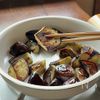 焼きナスの梅味噌和えの工程3
