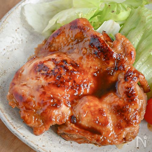酢の力でお肉やわらか♪鶏肉の照り焼き