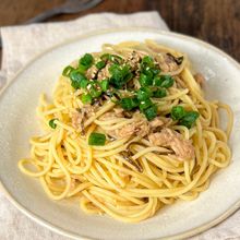 【ツナ塩昆布ポン酢パスタ】混ぜるだけで簡単