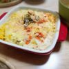 みつつの作ってみた!投稿(火を使わない!明太チーズ山芋鉄板)