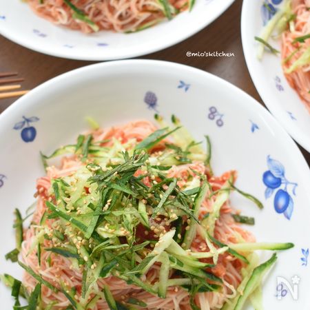 包丁不要 混ぜるだけde激うま 和風トマトツナのそうめん By 美桜 レシピサイト Nadia ナディア プロの料理家のおいしいレシピ