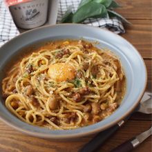【レトルトで簡単に!】カレーボナーラ
