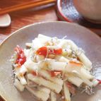 5分で簡単♪長芋の梅じゃこ炒め