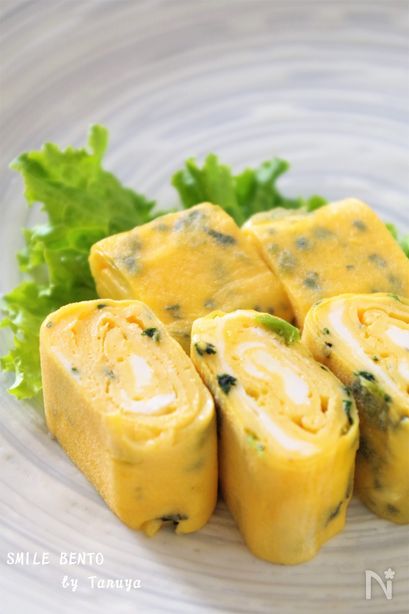 簡単！ふりかけで卵焼き